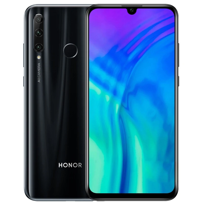 HONOR 20i Smartphone Firmware Global CPU Haisi Qilin 710 Android 9.0 3400 mAh 6,21 polegadas câmera frontal 32MP telefone usado