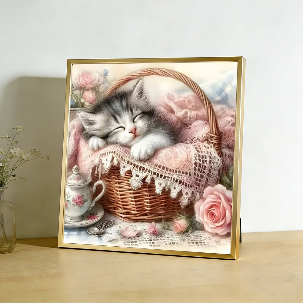 Bordado Ponto Cruz Gato Animal - Embroidery Guide Paper avaliação e preço