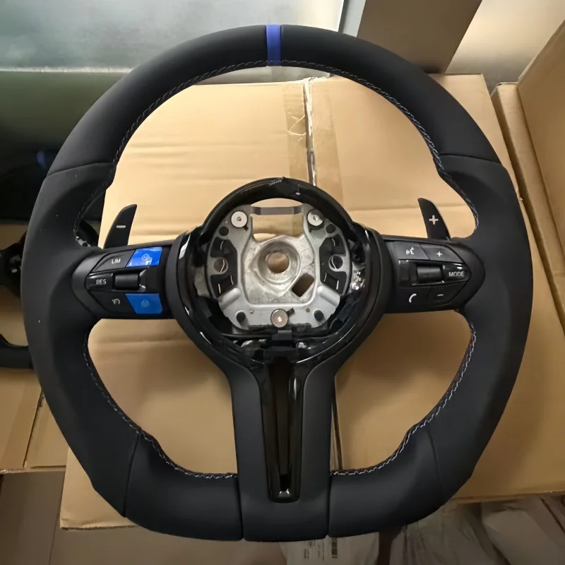 Car Steering Wheel Leather For BMW 3 Series 5 Series M3 M4 M5 M6 F30 F10 F15 F01 F20 E70 X6 X6 Steering Wheel Car Accessories