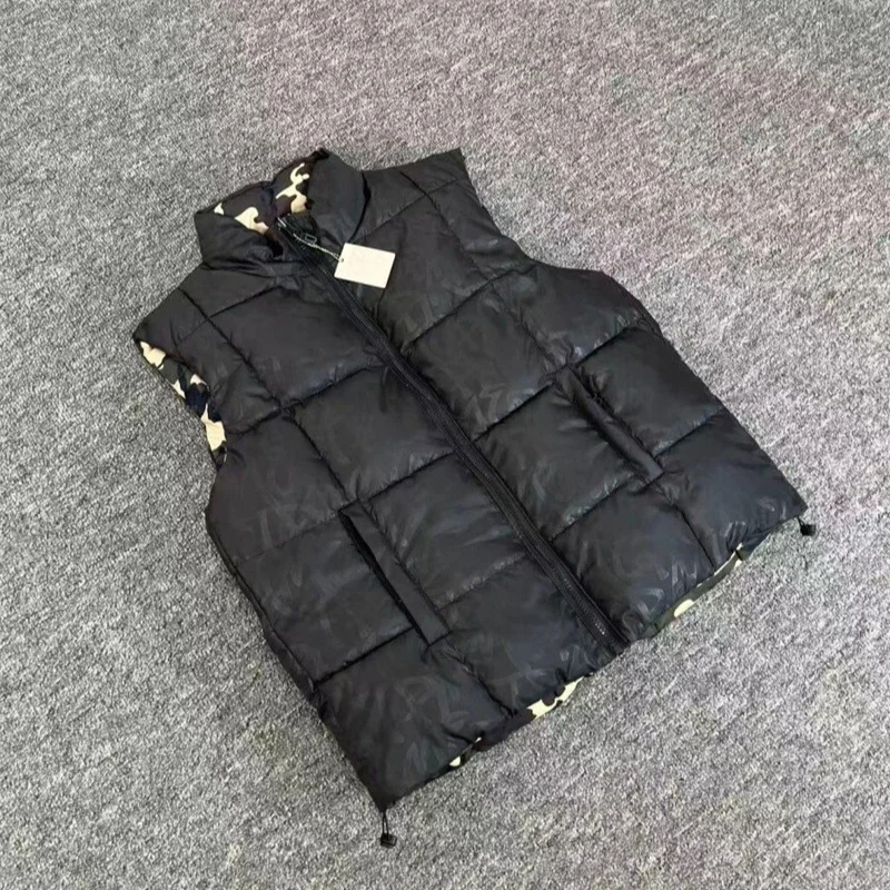 

Reversible Mertra Down Jacket Best Quality Casual Black Sleeveless Coats Mens Jackets