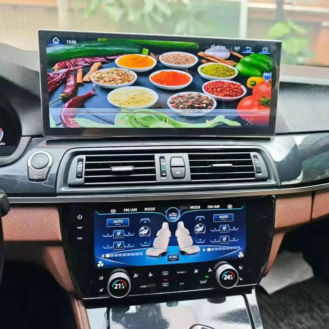 15.8 Inch Android Auto Multimedia Video Player For BMW 5 Series F10 F11 Screen Touch GPS Navigation Stereo 4G WiFi Radio