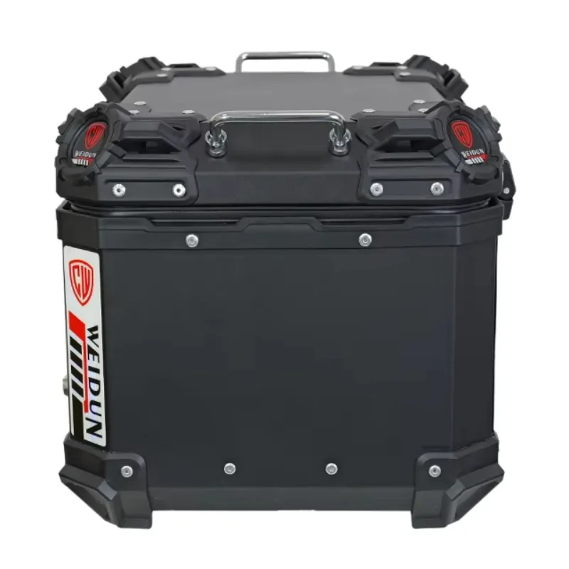 STLF 45L قابل للقفل صندوق دراجة نارية حامل الحيوانات الأليفة المحمولة مقاومة الطقس دراجة نارية الكلب الحيوانات الأليفة دراجة نارية مربع خلفي سكوتر الذيل