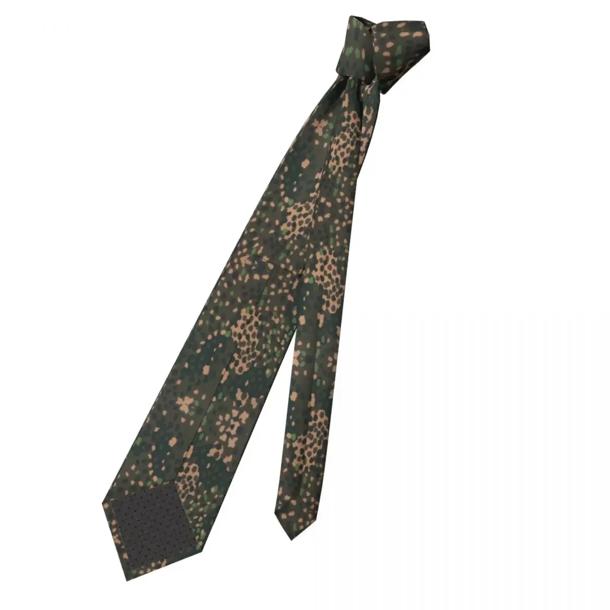 Erbsenmuster-Corbata de camuflaje alemán para hombres, corbata de camuflaje militar de seda personalizada, corbatas para el cuello de fiesta, punto de guisante, moda