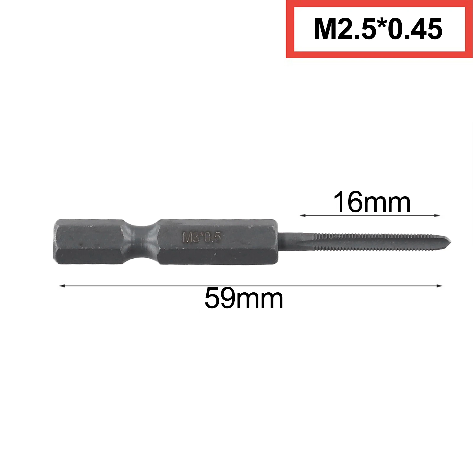 

For Different Materials Metric Tap Hex Shank Tap For Tapping Applications Drilling Tool For Metal Tap Straight Flutes Design