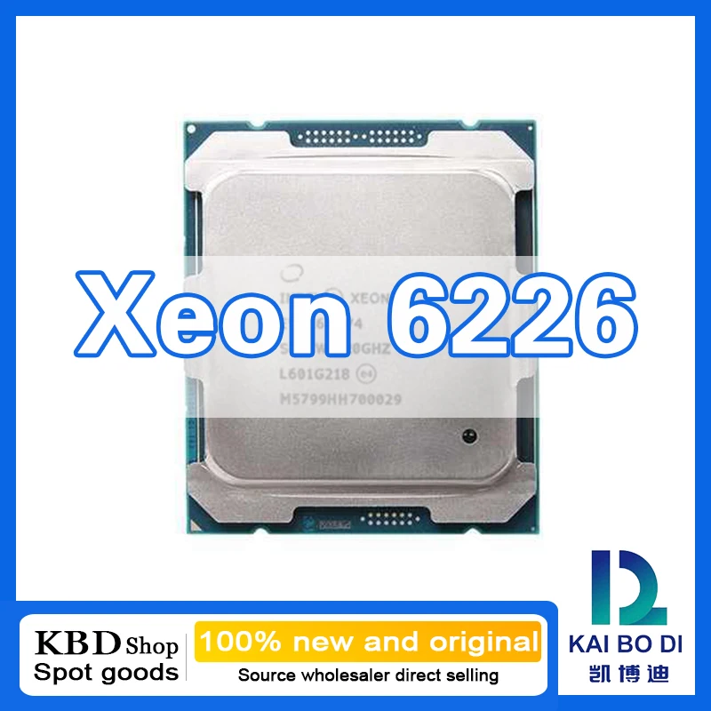 Xeon Gold 6226 CPU 12 Cores 24 Threads 2.70GHz 100% NEW and ORIGINAL CPU Central Processor Unit