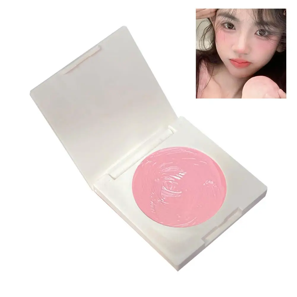 Milk Cream Face Makeup Blusher Natural Smooth Nourishing Blush Purple Rouge Cosmetic Long Gel Grape Pigmented Lasting Mud C Q9l7