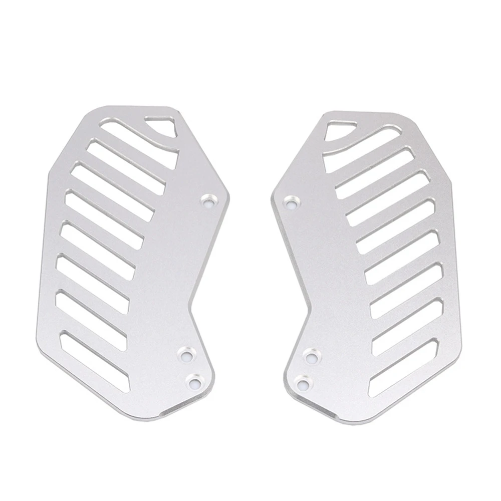 

Motorcycle Scooter Electric Bicycle Front Footrest Step Footboard Pedals Foot Pegs for NIU MQis/MQi2/MS/M2 Silver