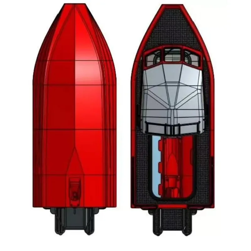 M-Jet 35 Pump Hardware Set  3D Printed Panoko Jet Boat Kit Dual Intake Outlet PETG Hull Custom Color with CF Or Metal Impeller