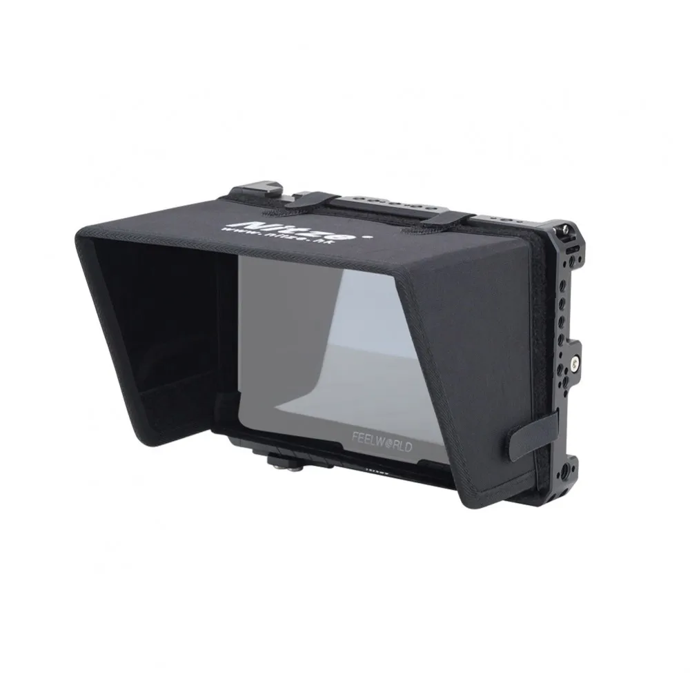 Imagem -03 - Gaiola de Monitor Nitze para Feelworld Lut7s Lut7 Pro Lut7s Pro com Pe21 Hdmi-braçadeira de Cabo Compatível Ls7-a Sunhood Jtp2-lu