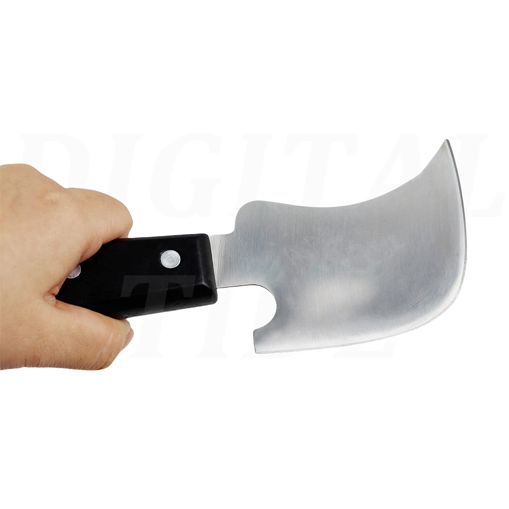 20 ซม.S Quarter Moon มีดเชื่อมตะเข็บท่องเที่ยวตัดและตัดแต่งมีด PVC กีฬาพลาสติกชั้น Peeling และตัดมีด