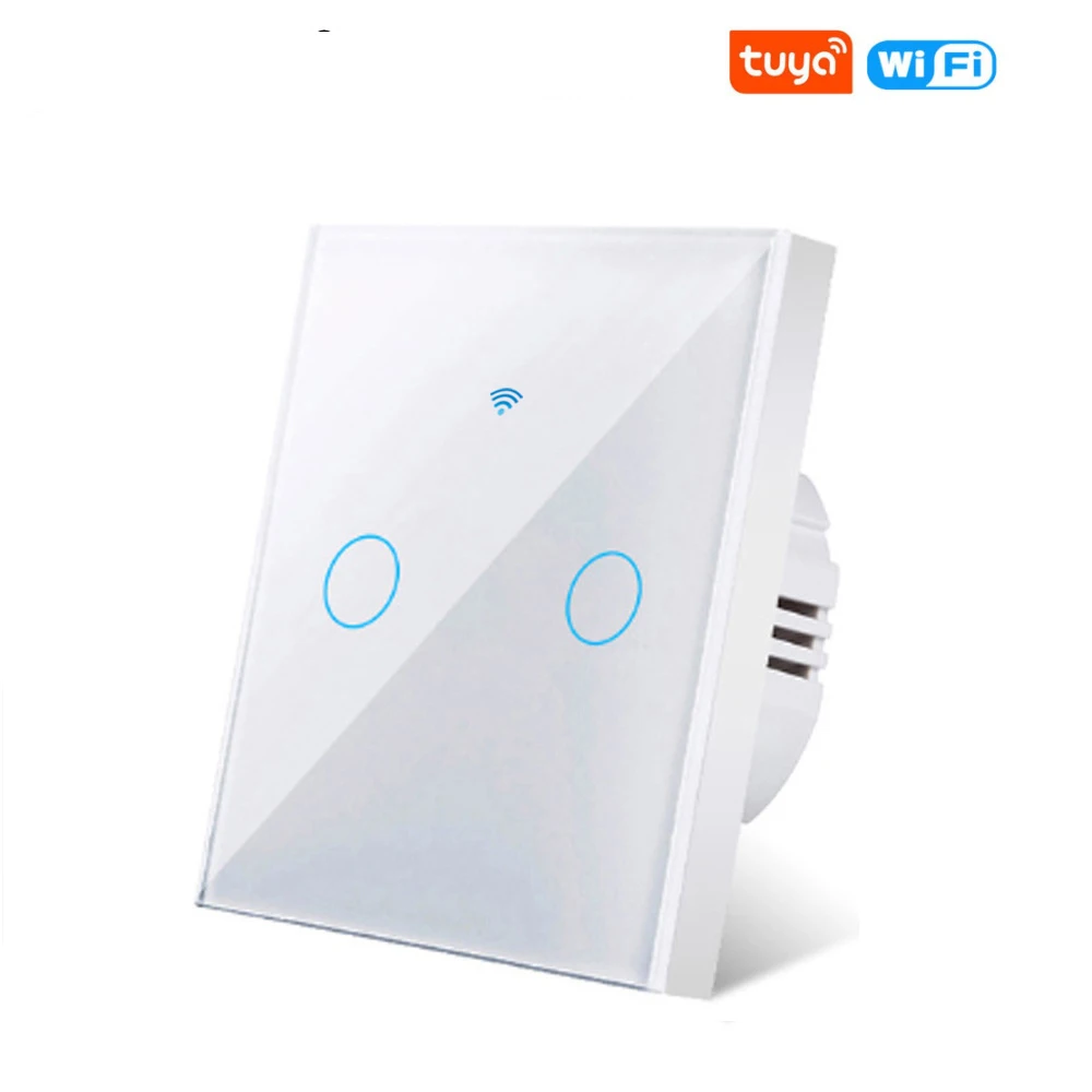 Tuya Smart Life Lichtschakelaar WiFi Touch Sensor Smart Switch App Afstandsbediening Geen Neutrale Draad 110V 220V Voor Alexa Google Thuis