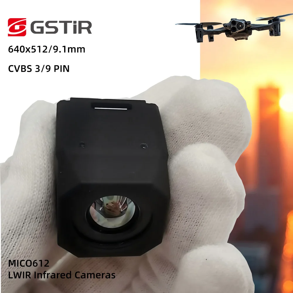 GuideIR High Resolution 640x512 Infrared Thermal Camera CVBS Thermal Imaging Common Module For Drone Industrial Inspection