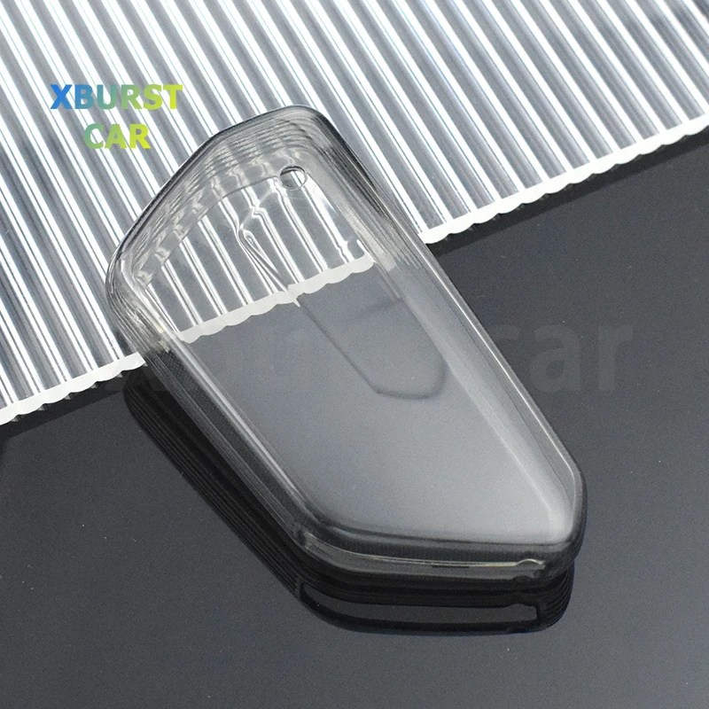 Transparent Car Key Case Cover Shell Fob For Volkswagen VW Golf 8 MK8 ID-4 ID-6 For Skoda Octavia A8 For Seat Leon FR MK4 Cupra