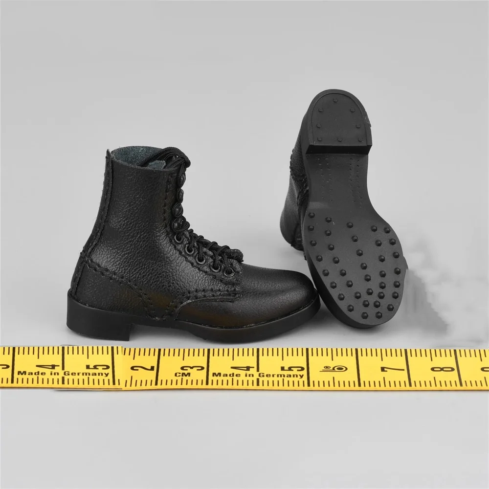 1/6 UJINDOU UD9036 Toys Model Black Hollow Boot Shoe with Leg Bandage PVC Material For 12" Action Figure Collectable DIY