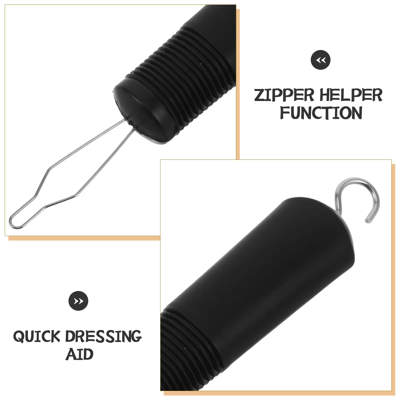Adaptive Dressing Tool Button and Zipper Assist for Elderly Seniors One Hand Disability Clothing Fastening Aid Portable