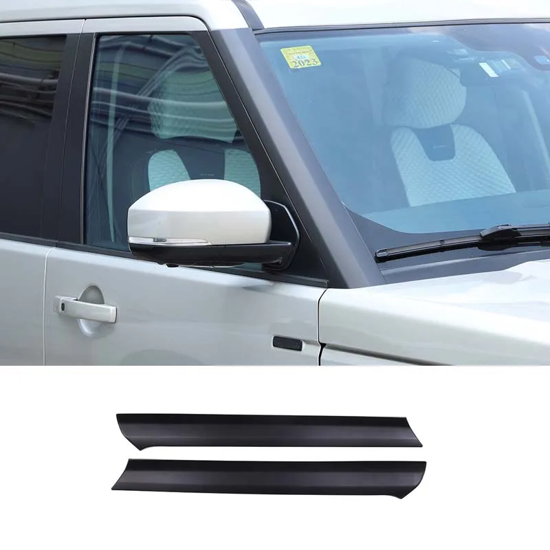 

For 2010-16 Land Rover Discovery 4 LR4 ABS Black Car Styling Car Front Windshield A-pillar Trim Sticker Car Exterior Accessories