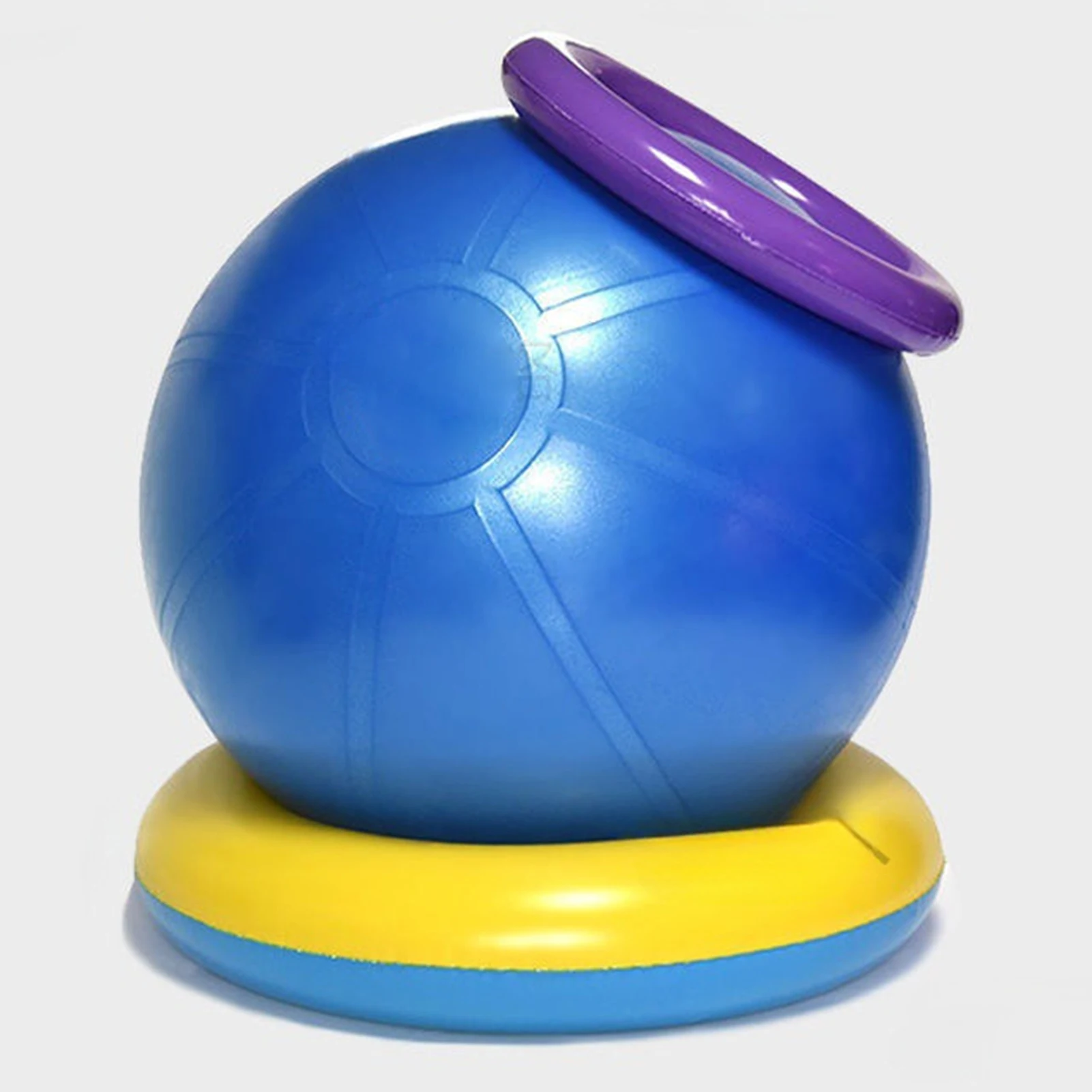 Inflatable Yoga Ball Holder Fixed  Anti Slip Stable Fitness Ball Base Suitable for Supporting Most Balls