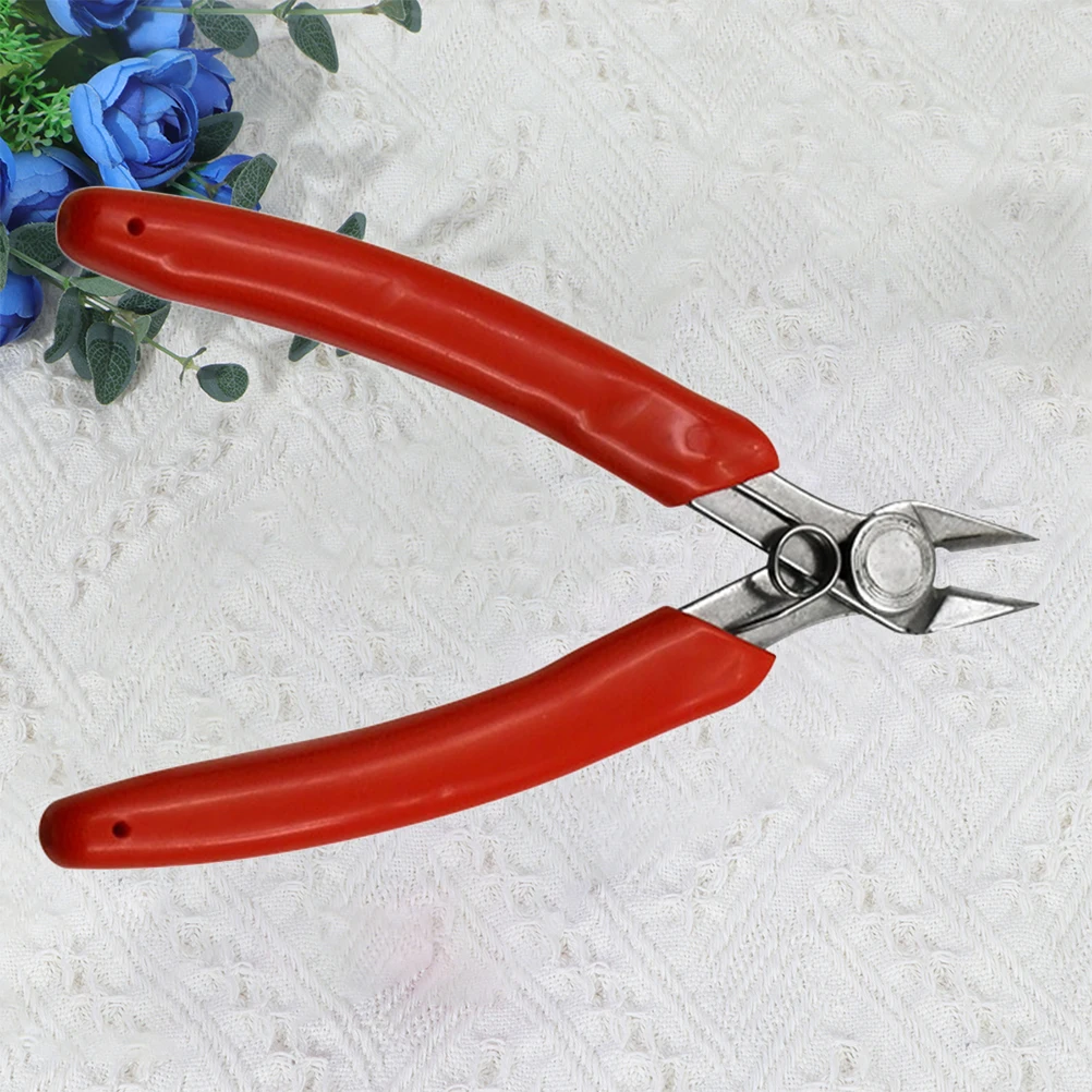 

Diagonal Nose Pliers Stainless Steel Cutting Mini Anti Slip H Nippers for DIY Metal Wire Craft Tool Industry