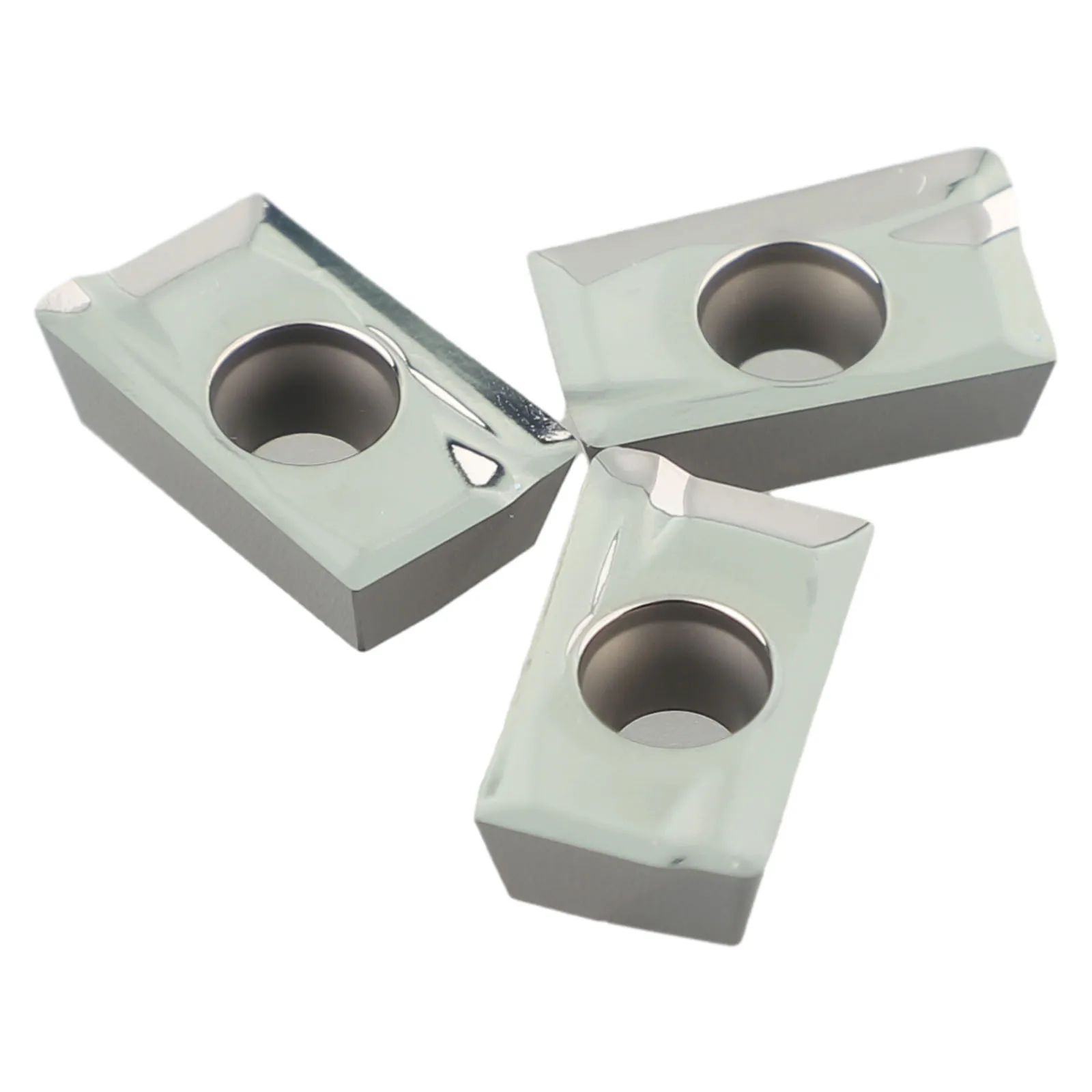 

Set of 10 APKT1604PDERMA3 Milling Carbide Inserts Cutter for Aluminum with APMT1604 Model for Accurate and Cutting
