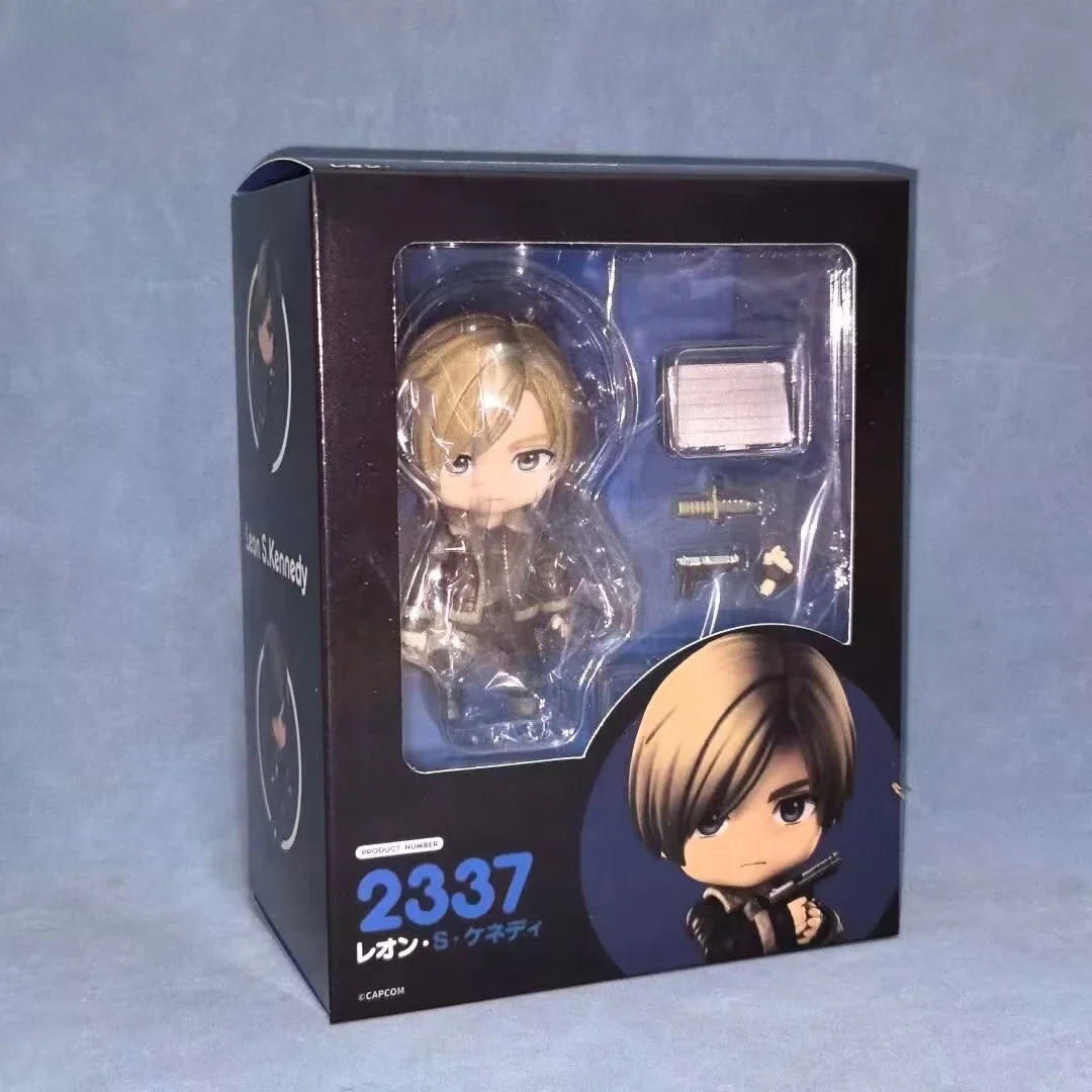 10cm leon s., leon s. Jesse Q Version Action Dolls, Resident Evil 4, Remake 2337, Anime Model Toy, Estatueta de ornamento, Brinquedos Jovens, Presente