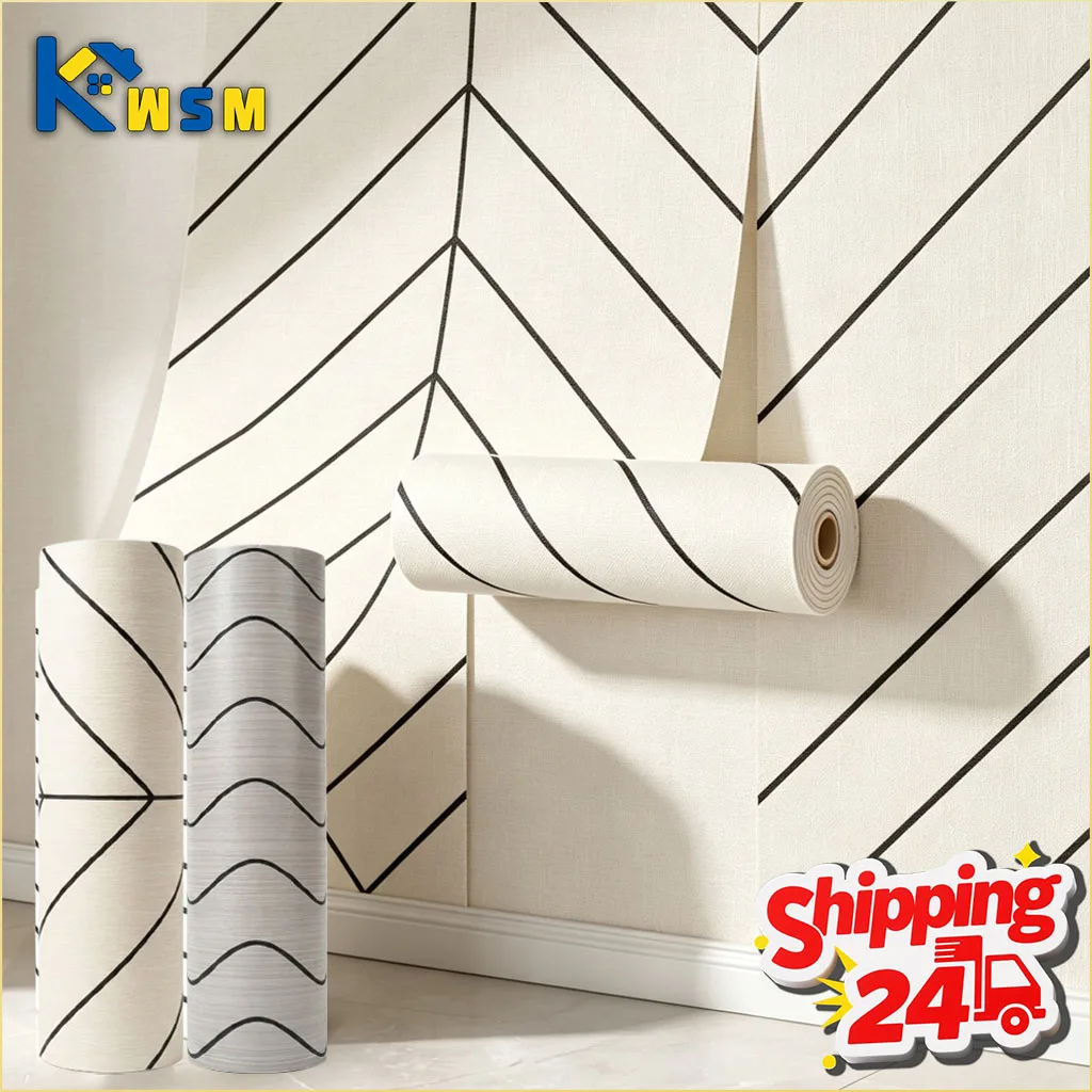 3D Fluted Wall Panel Sticker Thickened Self Adhesive Wood Grain Waterproof for TV Background Wall Living Room Decoration