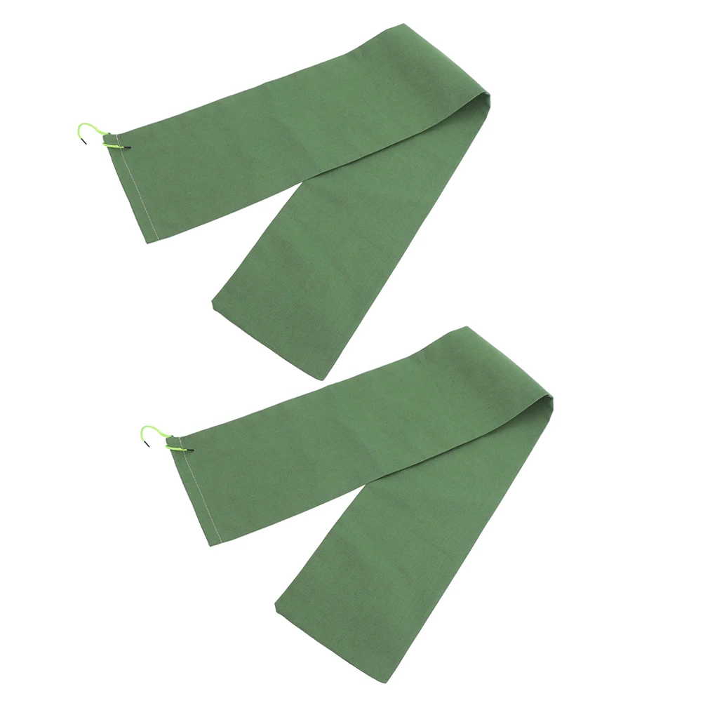 

2pcs Long Reusable Flood Control Sandbags Absorbent Canvas Material Waterproof Leakproof Home Protection Barrier