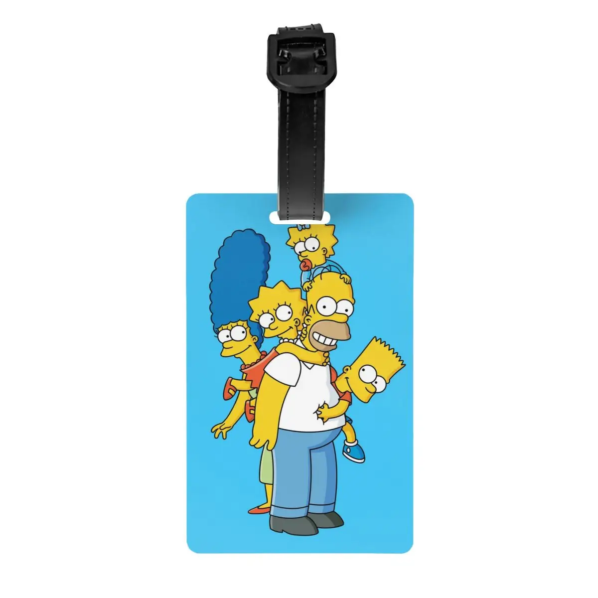علامة الأمتعة المخصصة The Simpsons Bart لحقائب السفر التلفزيونية وغطاء الخصوصية وبطاقة الهوية