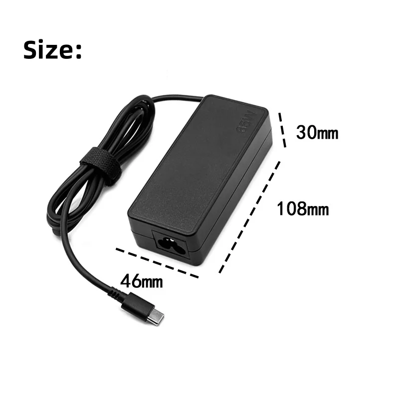 65W Max 61W 45W USB C Type C Phone Laptop Charger Power Adapter For MacBook ASUS ZenBook Lenovo Dell Xiaomi Air HP Sony Power