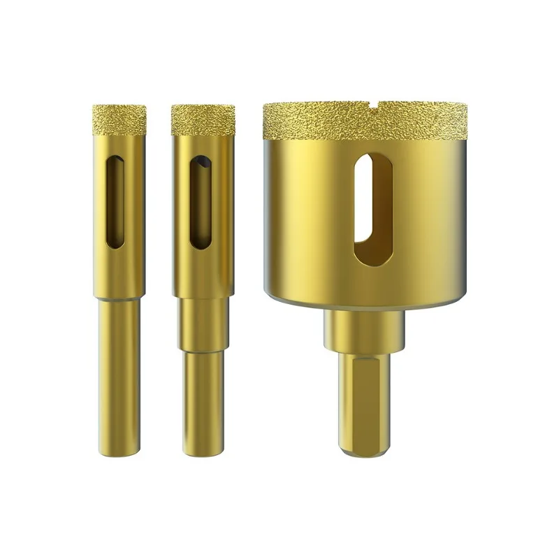 Tile Drill Bit Set for Ceramic, Marble, Glass, Dry Drilling, Stone Porcelain Hole Opener Kit