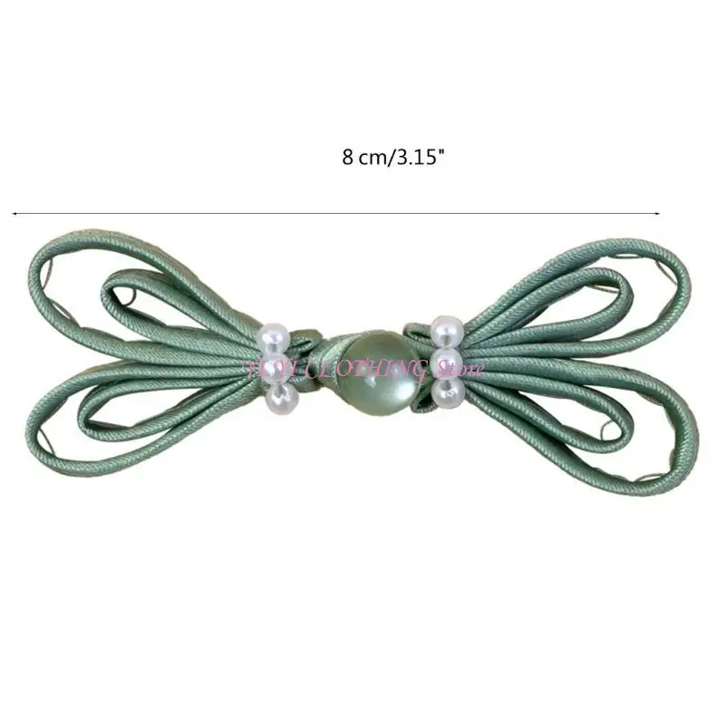 N5KF Tombol Katak Bergaya China Cheongsam Tradisional Jahit untuk Handcraft DIY