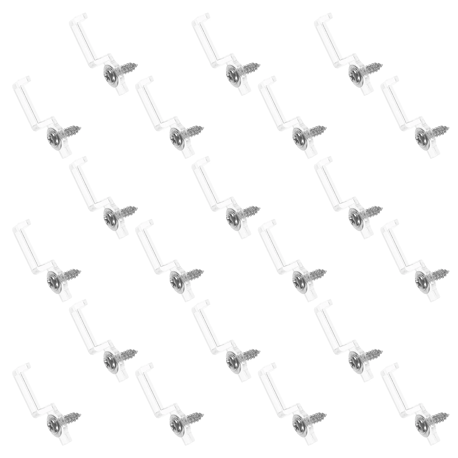 

100Pcs Durable Plastic Led Light Clip 8Mm Wide Strip Mounting Bracket Fixing Clips For Lighting Accessories