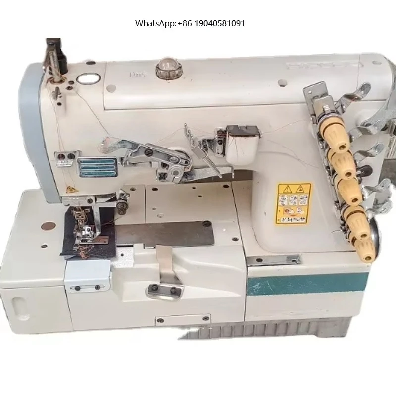 Used F007 Interlock Sewing Machine for Tape Binding on T-shirt Polo Shirt Underwear Brief and so on Hot Sell in 2022