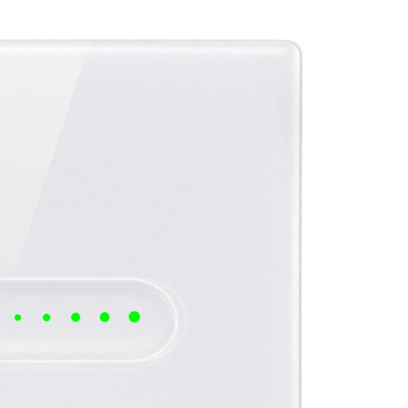 Tuya WiFi Smart Dimmer Switch EU 1 Gang Touch Light Switch Glass Panel APP Remote Control Works for Home B-A50M