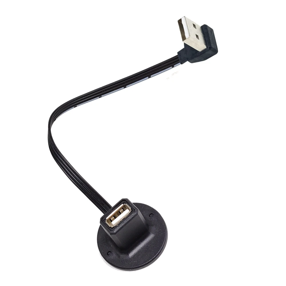 0.2M-1M Desktop USB 2.0 Type A Plug to Female Extension Data Charging Cable with Stand Base Shielded