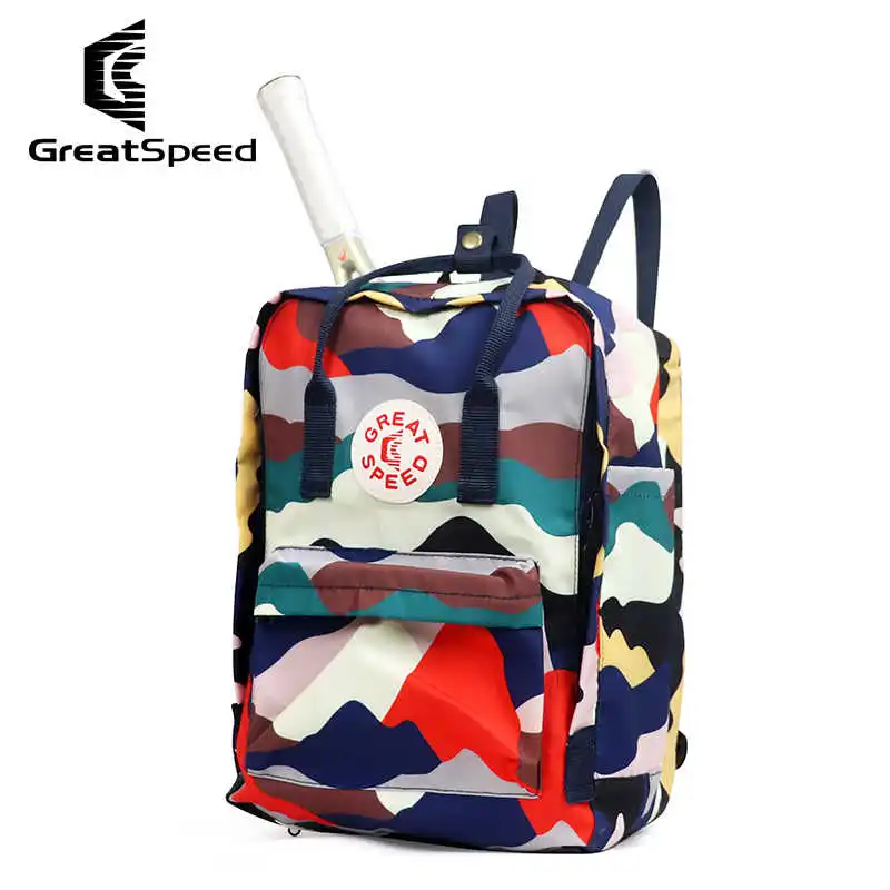 GreatSpeed Tennis Bag Badminton Backpack Pack 2 Rackets Suitable for boys, girls, children and teenagers backpacks