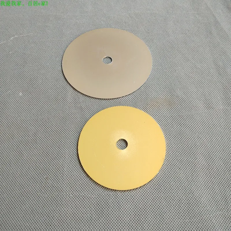 

2pcs Diameter 60-200mm Gold/chrome Round Sheet Iron Disk Metal Disc with 10mm Holes DIY Light Accessories for Floor /Desk Lamp