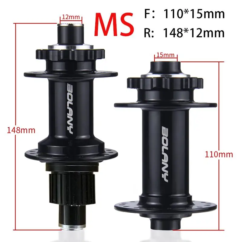BOLANY Boost Cube Naben 110 x 15 148 x 12 Mountainbike Nabe XD/HG/MS 32 Loch Thru Fahrrad Lager Naben Fahrrad Zubehör