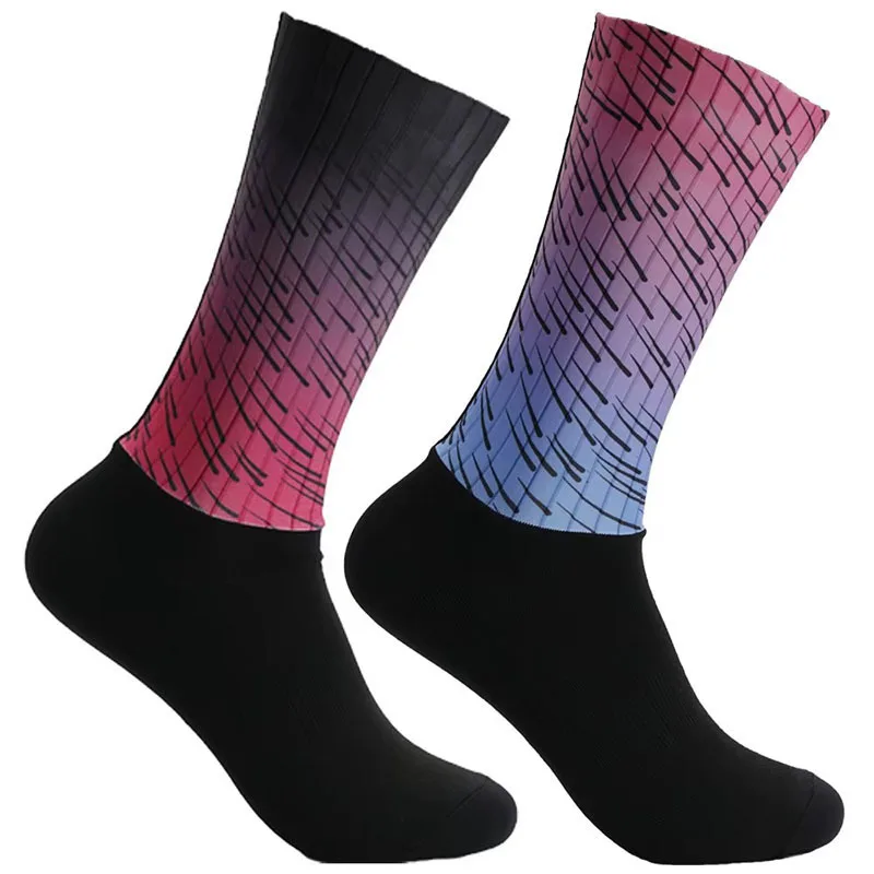 

Носки Bike 2025 Team Aero, бесшовные противоскользящие велосипедные носки, компрессионные спортивные носки для гонок на открытом воздухе