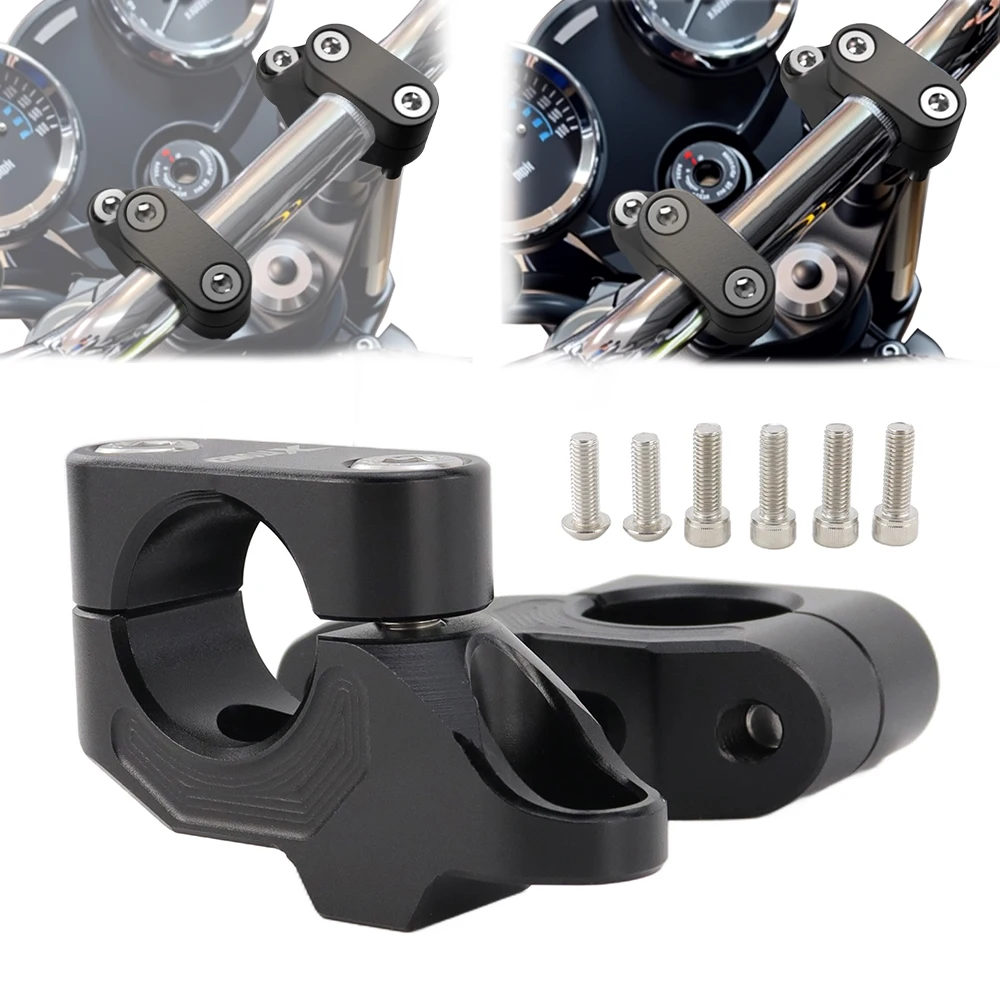 

For Honda CB650R CB1000R CB500X/F CBF125NA VFR1200X 800X Crossrunner CRF1000L 28mm 1 1/8" Handlebar Riser Back Moved Up Offset