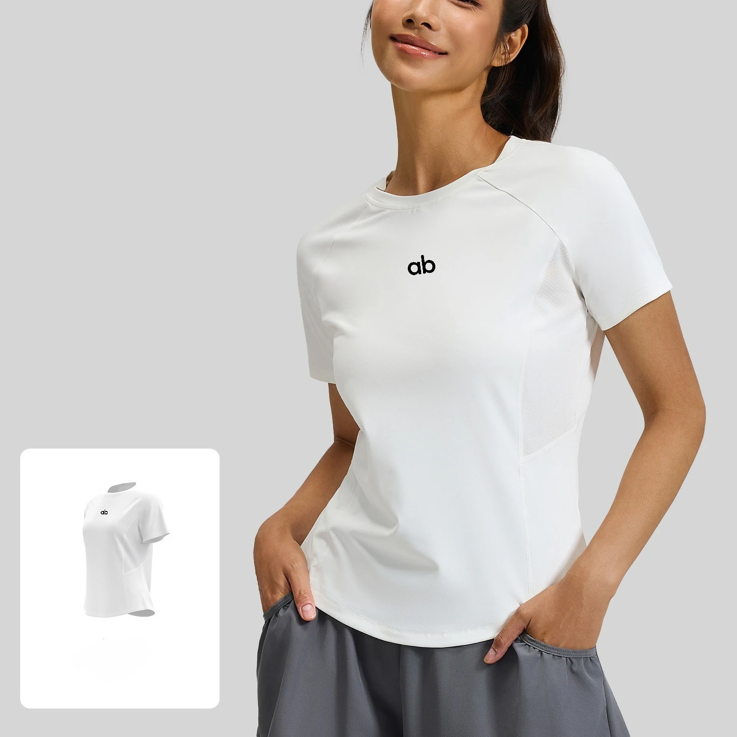 Women Mesh Back Yoga Short Sleeve Top Quick Dry Breathable Moisture Wicking Sports T Shirt Outdoor Running Fitness Athletic Top