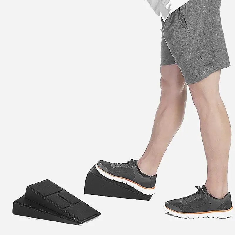 3Pcs Leg Stretcher Foot Squat Wedge Foam Slant Board For Squats Calf Raise Block Yoga Wedge Equipment Durable Easy InstallAcc