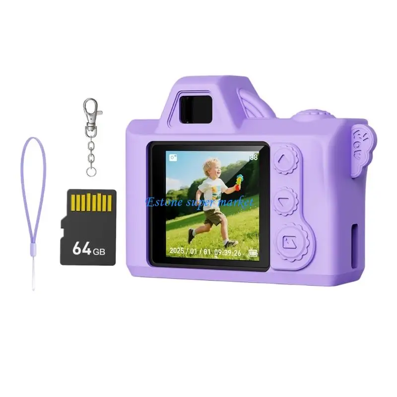 090B 64G 메모리 720P 사진 비디오로 구성된 어린이 만화 토이 카메라 포착