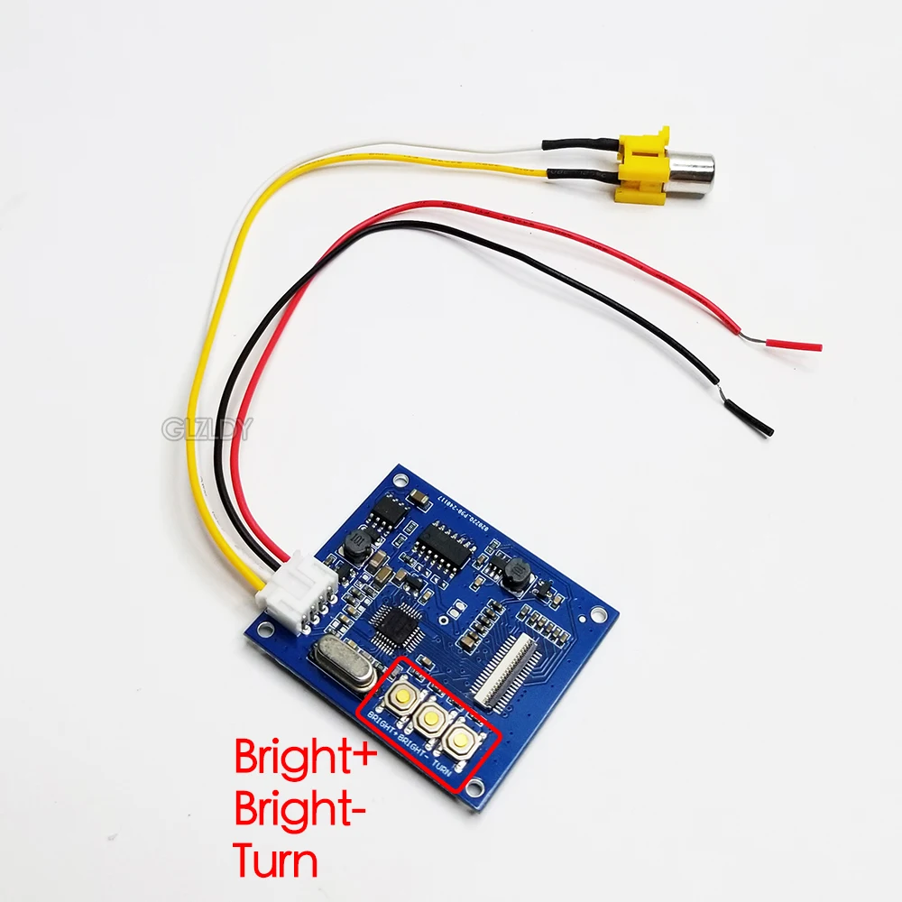 Kit de módulo de pantalla lcd de 2,8 pulgadas, interruptor automático NTSC/PAL 960x240 4:3, interruptor automático RCA AV para timbre, pantalla de coche, vídeo CCTV para coche