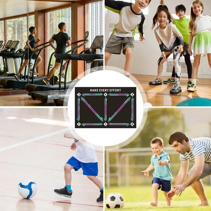 بساط تدريب كرة القدم، معدات لاعب التحكم في الكرة، سجادة تدريب خفة الحركة، معدات ممارسة كرة القدم الصامتة