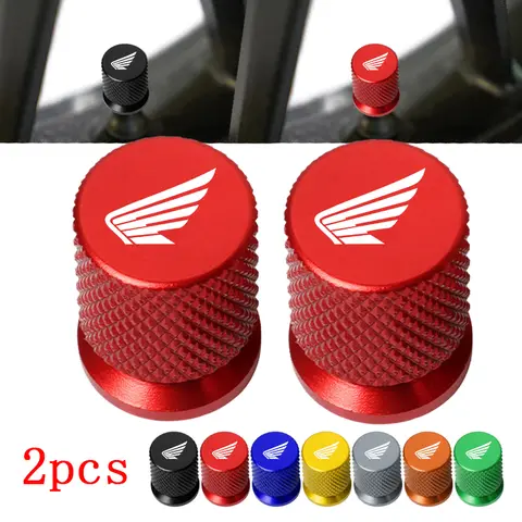 2025 nuevo para Honda CB750 CBR Grom CT125 MSX NC750X CB 600F 900F CB650R Hornet 2 uds tapas de válvula de neumático de rueda de motocicleta