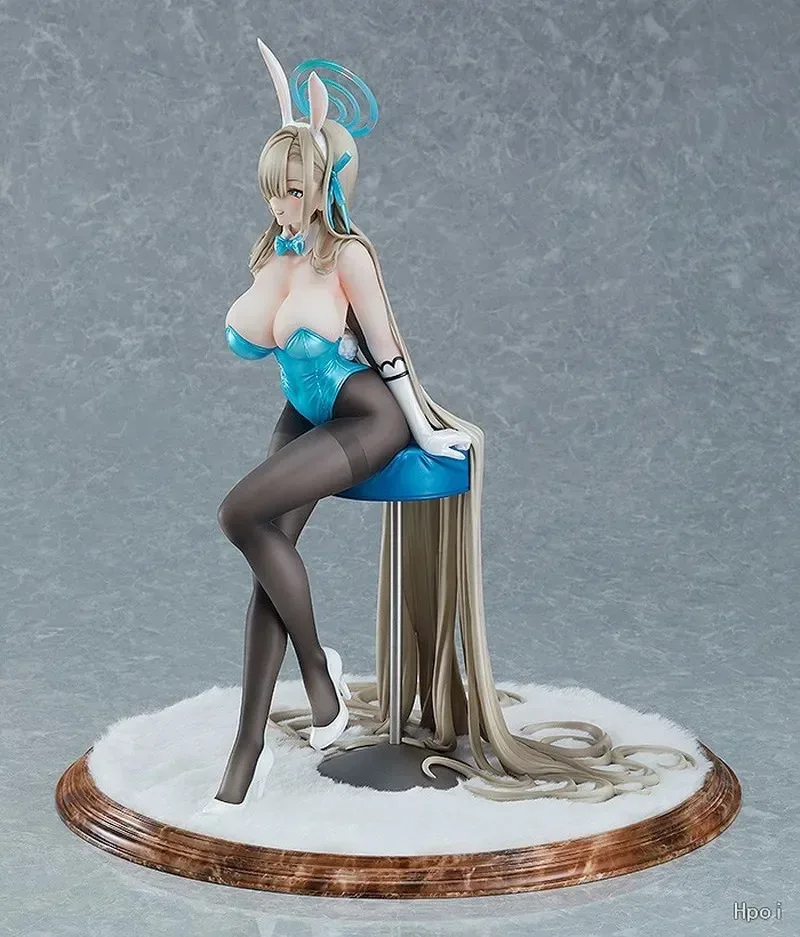 2024 NEW 29cm Blue Archive Ichinose Asuna Bunny Girl Sexy Anime Figure Figma Shiroko Action Figure Adult Collectible Model Toy