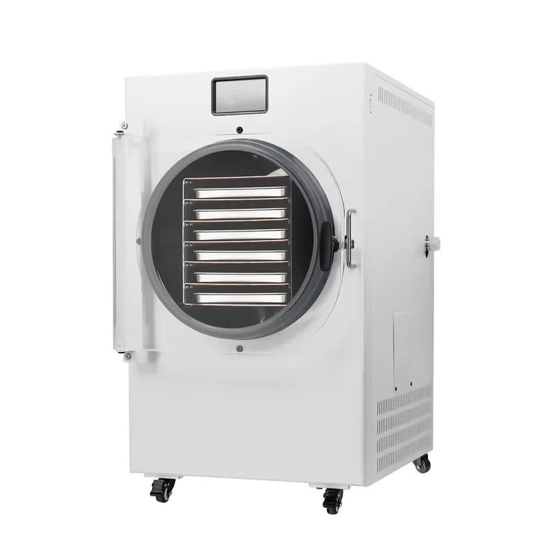 for Commercial 10kg Vacuum Freeze Dryer Stainless Steel Digital Food Fruit Meat Lyophilizer Machine 110V 220V Processing