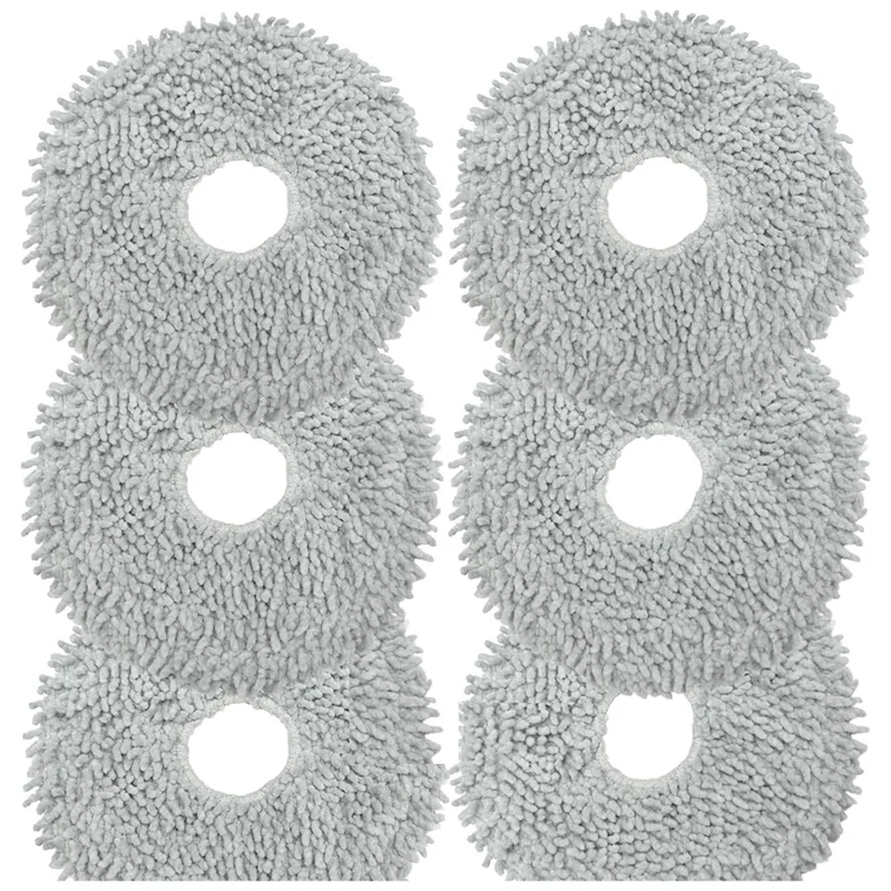 SANQ 6 قطعة منصات القماش الممسحة استبدال ل Dreame L10s Ultra/L10 الترا جهاز آلي لتنظيف الأتربة أجزاء قابلة لإعادة الاستخدام منصات التطهير الرطب