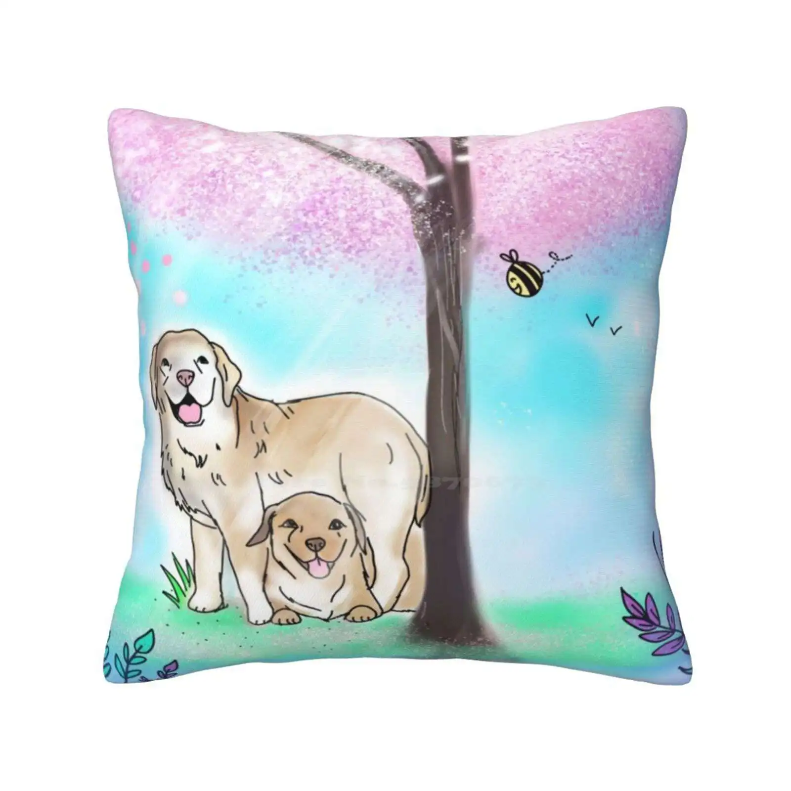 Blossom For Agnes Home Sofa Car Cushion Cover Pillowcase