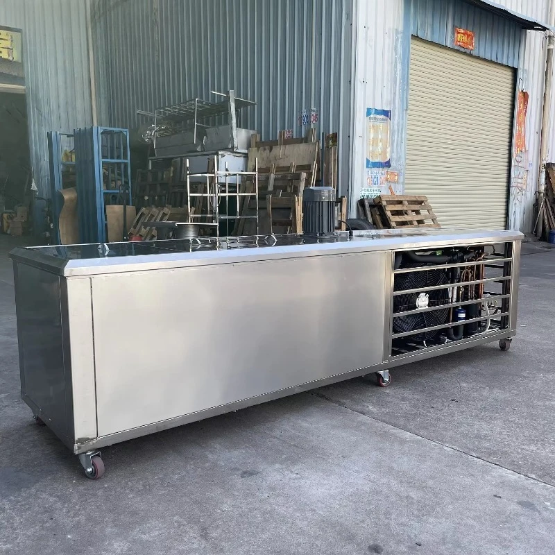 Customized Ice Making Machine Cube Maker 1000kg 1 Ton Ice Popsicle Making Machine Price Industrial Ice Cube/block Making Machine